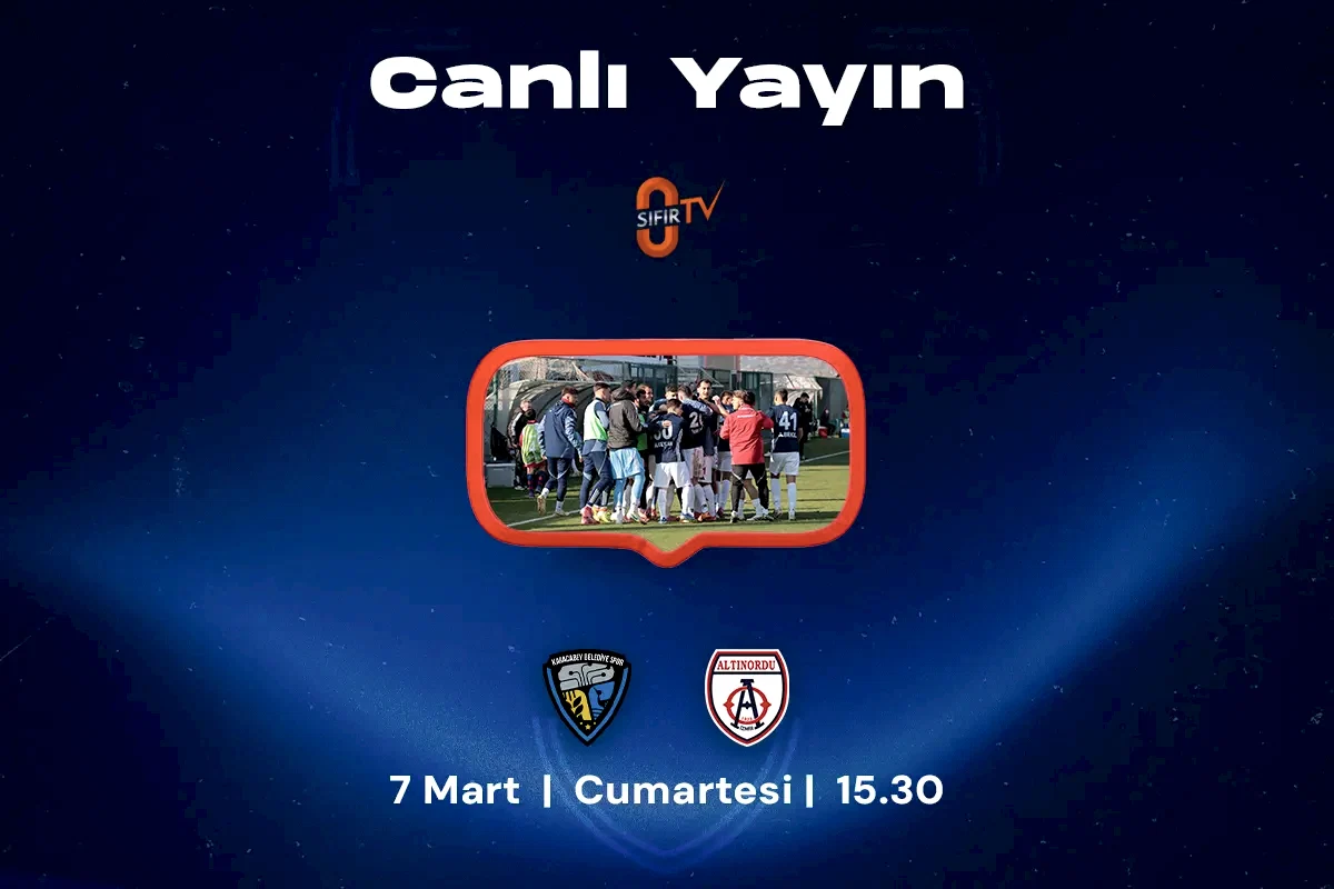 KARACABEY BEL. SPOR MAÇIMIZ SIFIR TV’DEN NAKLEN YAYINLANACAK
